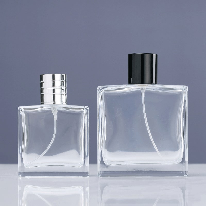 50ml 100ml Flacon de parfum vaporisateur transparent de luxe
