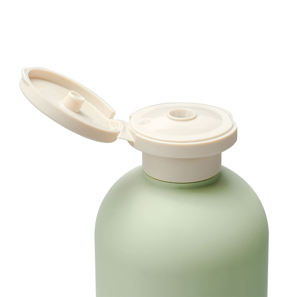 Bouteille de pompe de shampooing cylindrique de 200 ~ 400 ml
